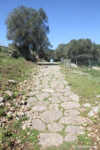 Rues de la Cosa romaine, Ansedonia
