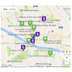 Mappa interattiva di Firenze