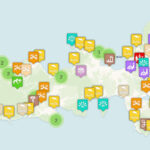 Map of places and beaches on the Island of Elba