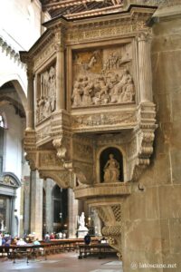 Chaire de Benedetto do Maiano, basilique de Santa Croce