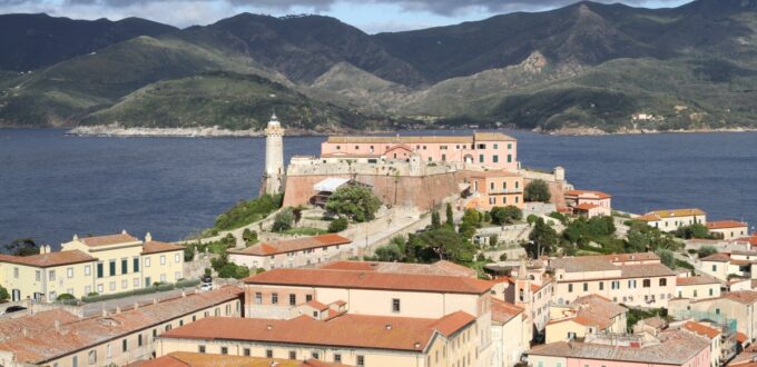 Vue sur Portoferraio depuis le Fort Falcone