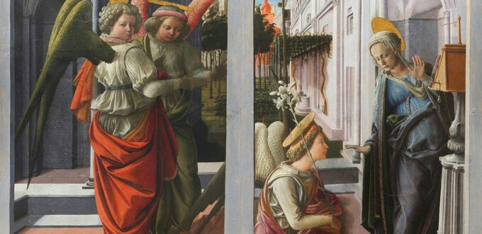 Annonciation de Lippi, San Lorenzo, Florence