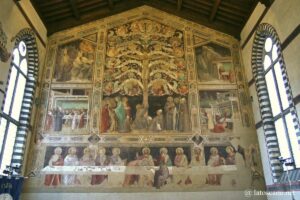 Arbre de la Vie de Taddeo Gaddi, cénacle, Santa Croce, Florence